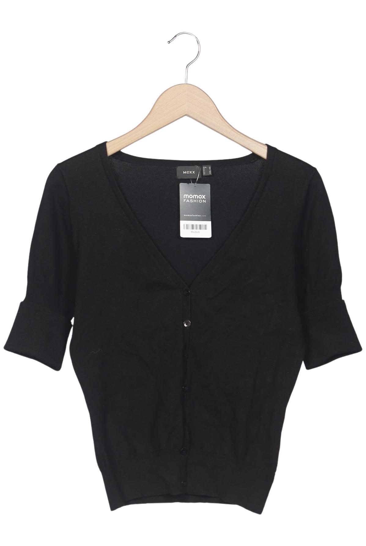 

Mexx Damen Strickjacke, schwarz, Gr. 38