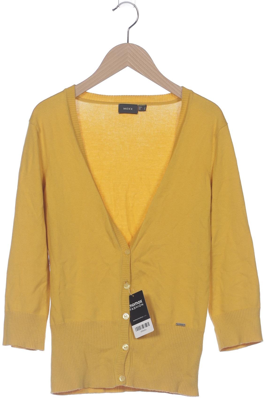 

Mexx Damen Strickjacke, gelb, Gr. 36