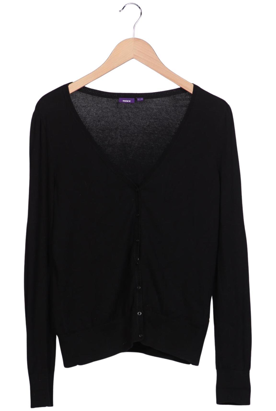 

Mexx Damen Strickjacke, schwarz, Gr. 44