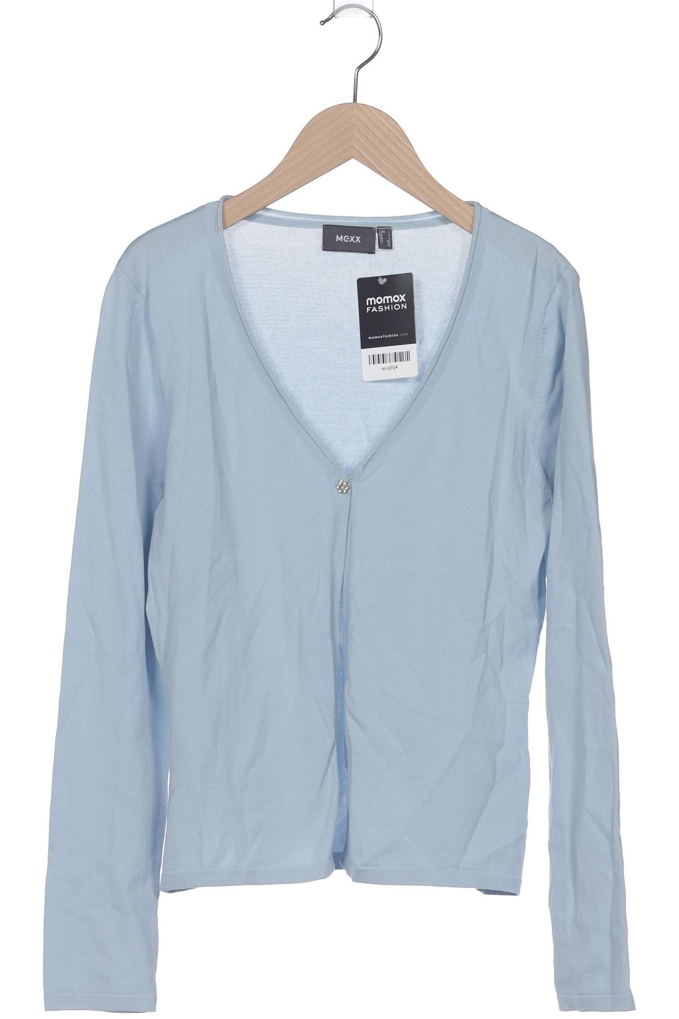 

Mexx Damen Strickjacke, blau, Gr. 42