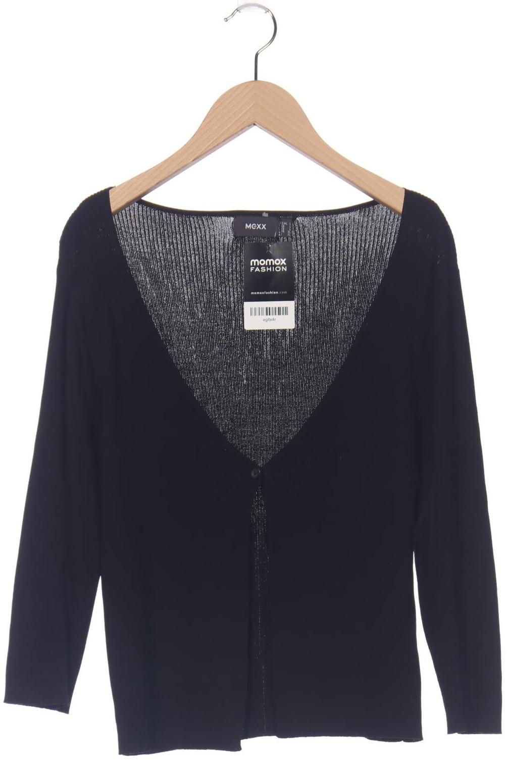 

Mexx Damen Strickjacke, schwarz, Gr. 42