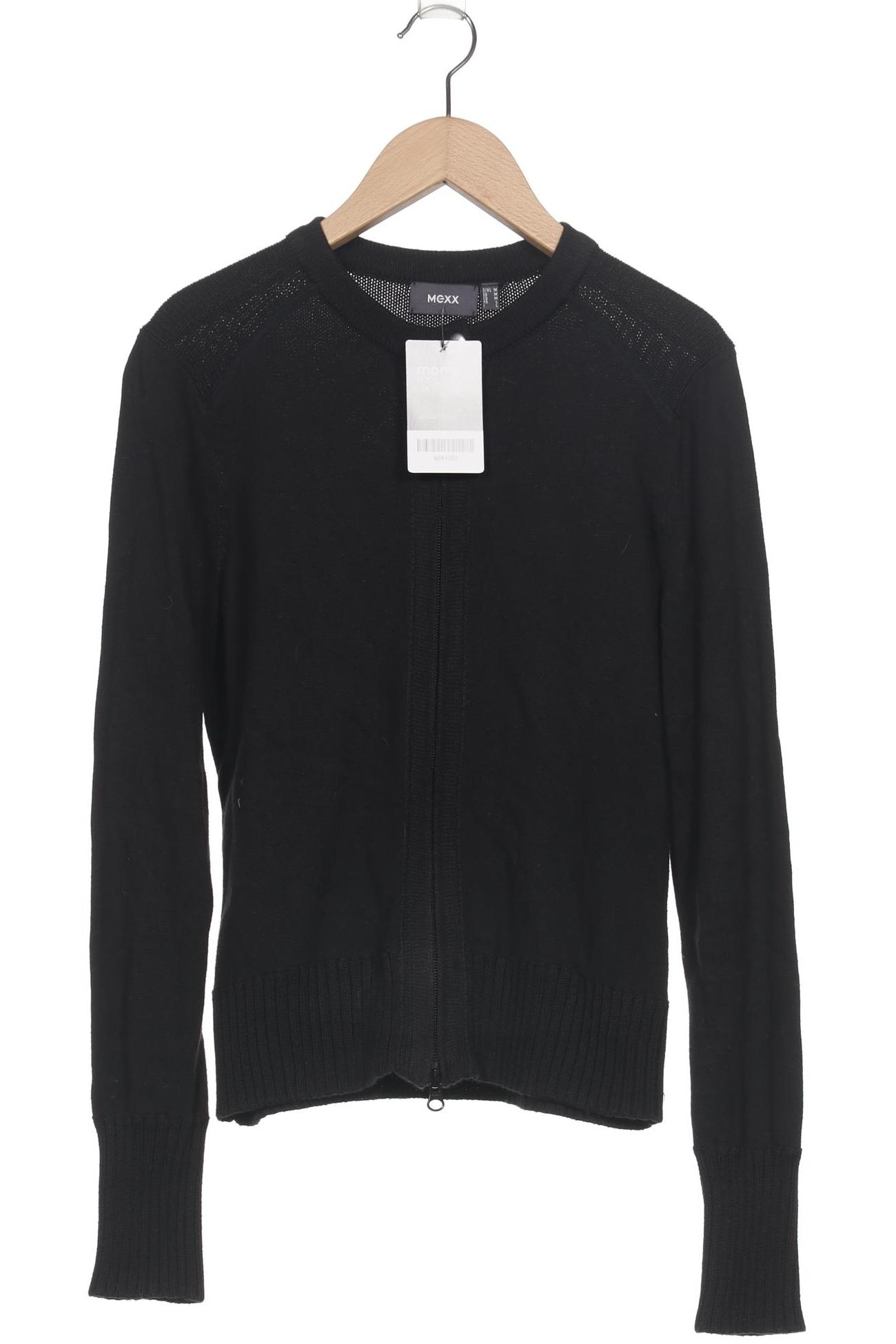 

Mexx Damen Strickjacke, schwarz, Gr. 38