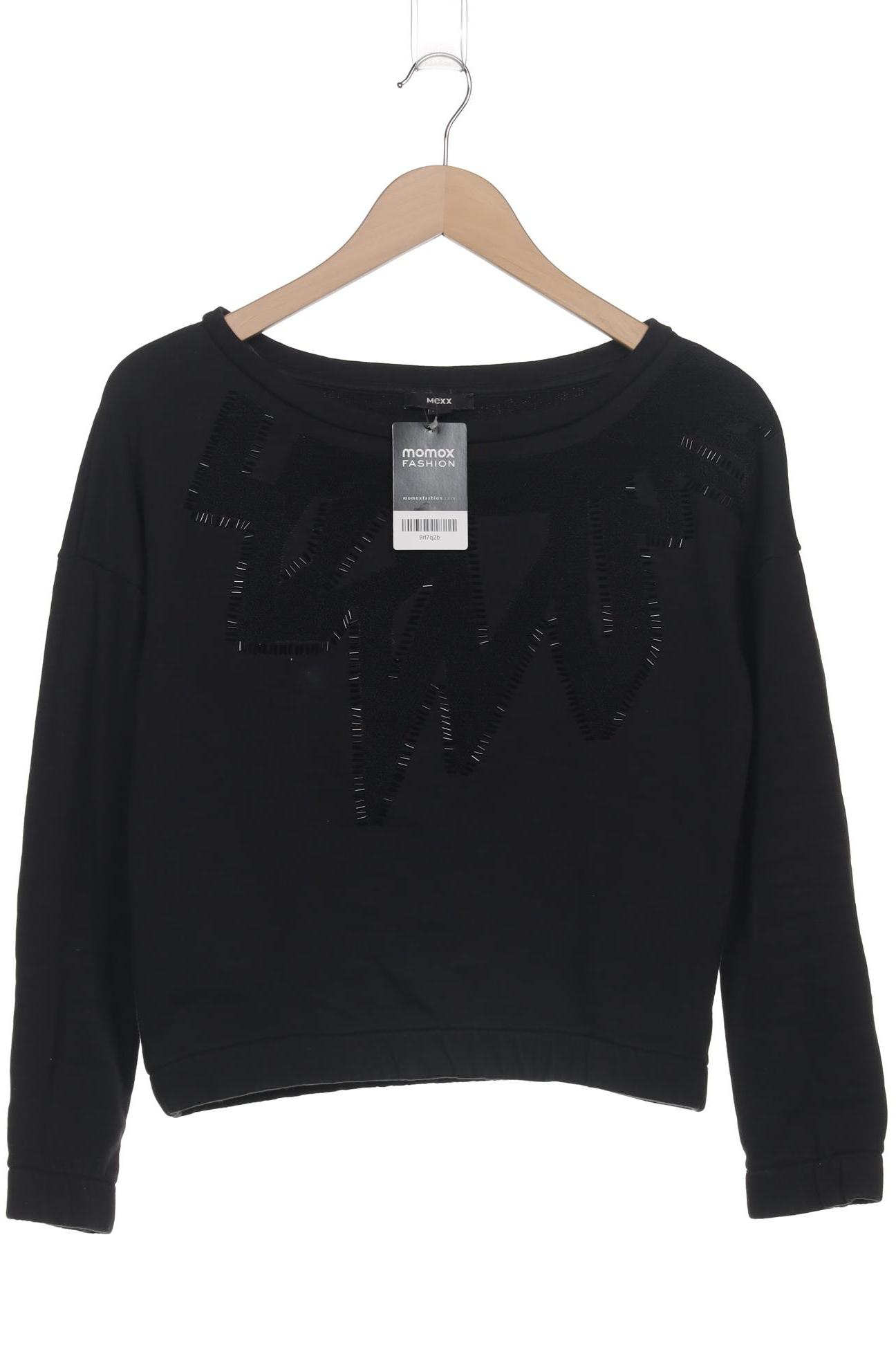 

Mexx Damen Sweatshirt, schwarz, Gr. 34