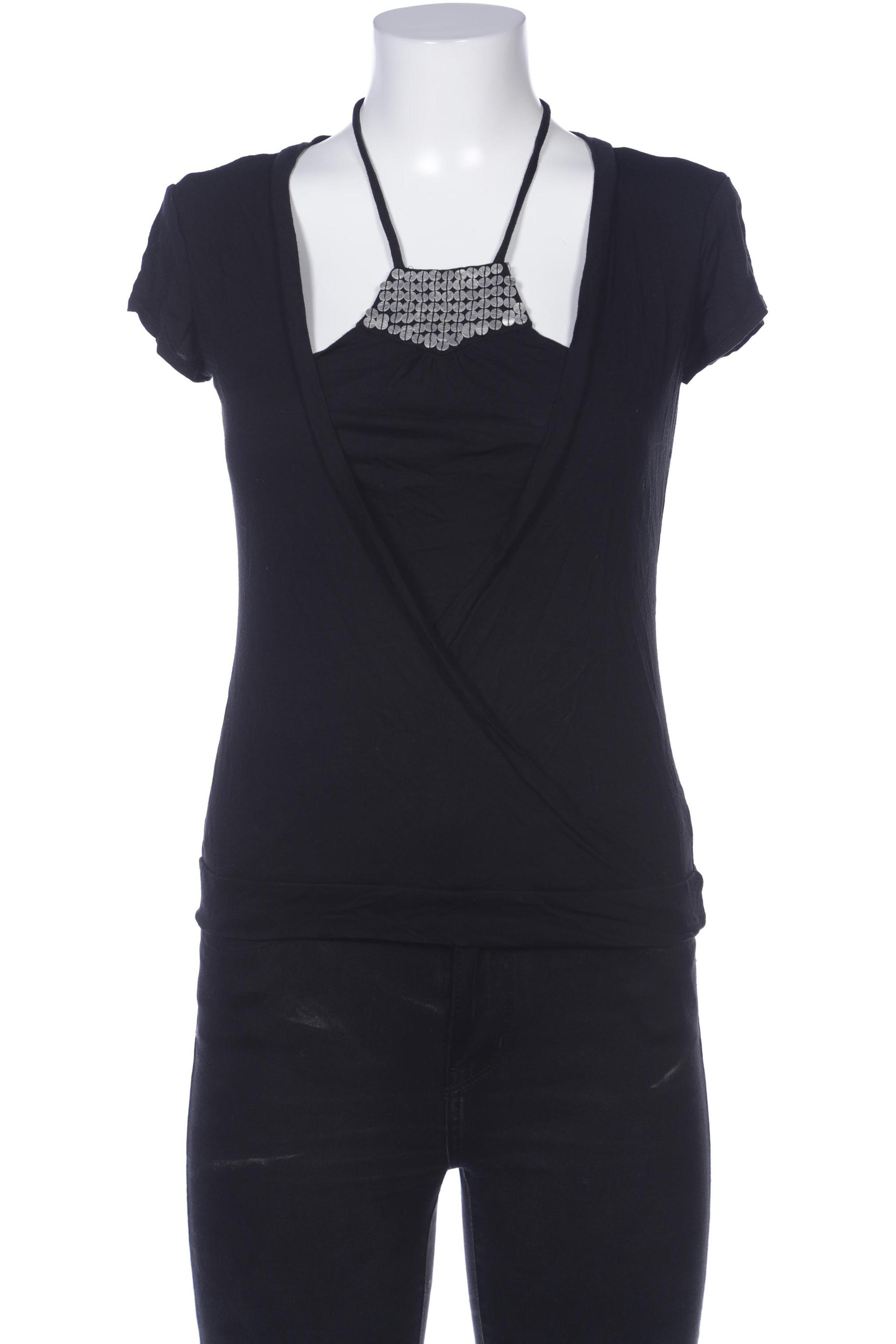 

Mexx Damen T-Shirt, schwarz, Gr. 38