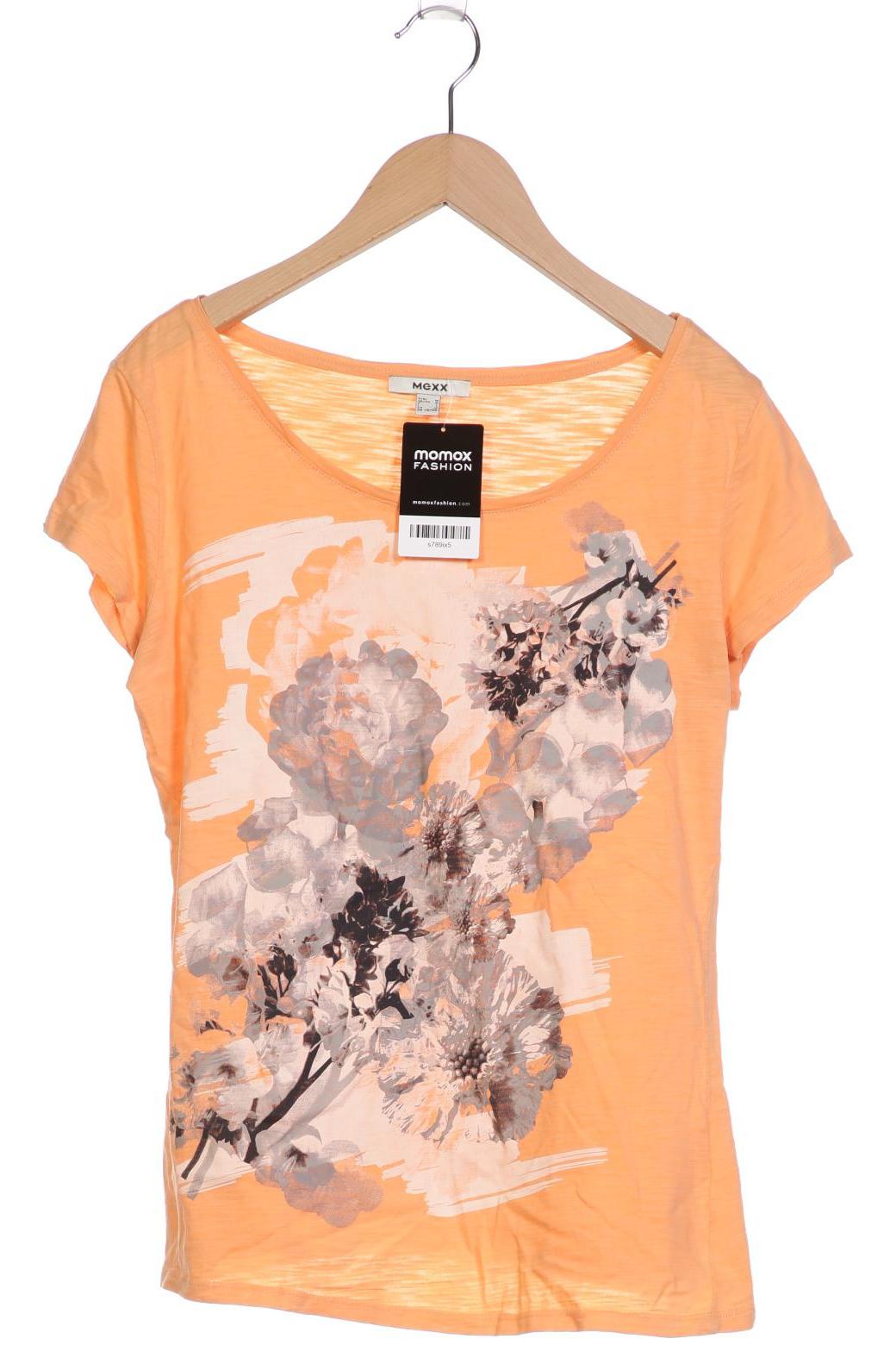 

Mexx Damen T-Shirt, orange, Gr. 38