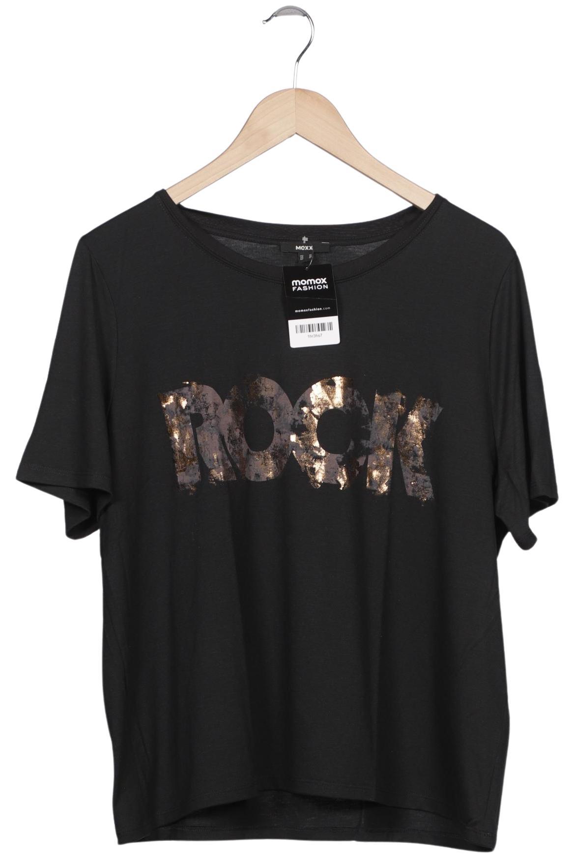 

Mexx Damen T-Shirt, schwarz, Gr. 44