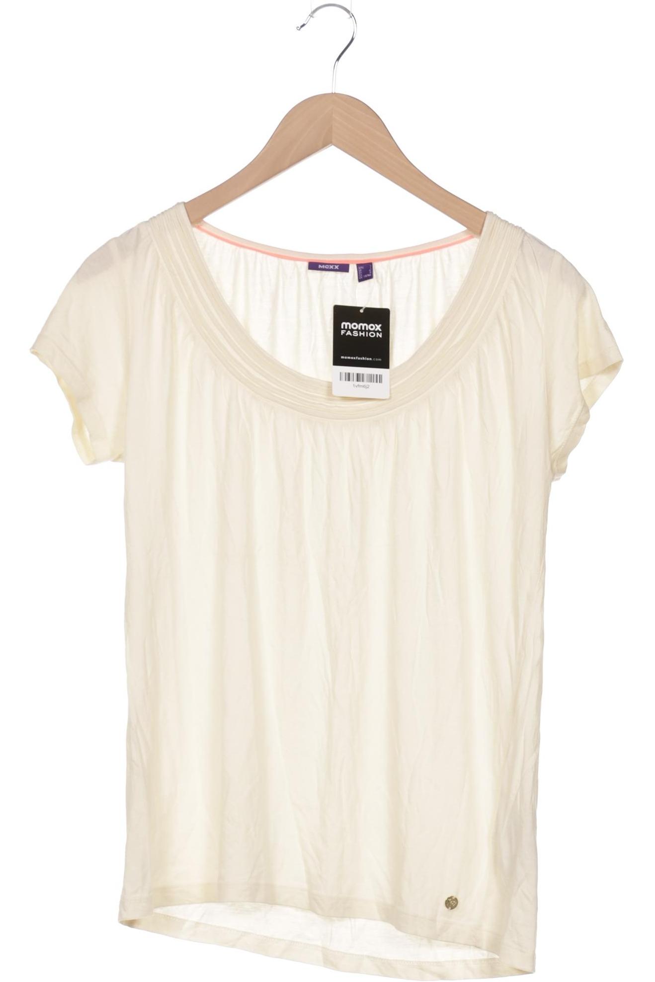 

Mexx Damen T-Shirt, cremeweiß, Gr. 42