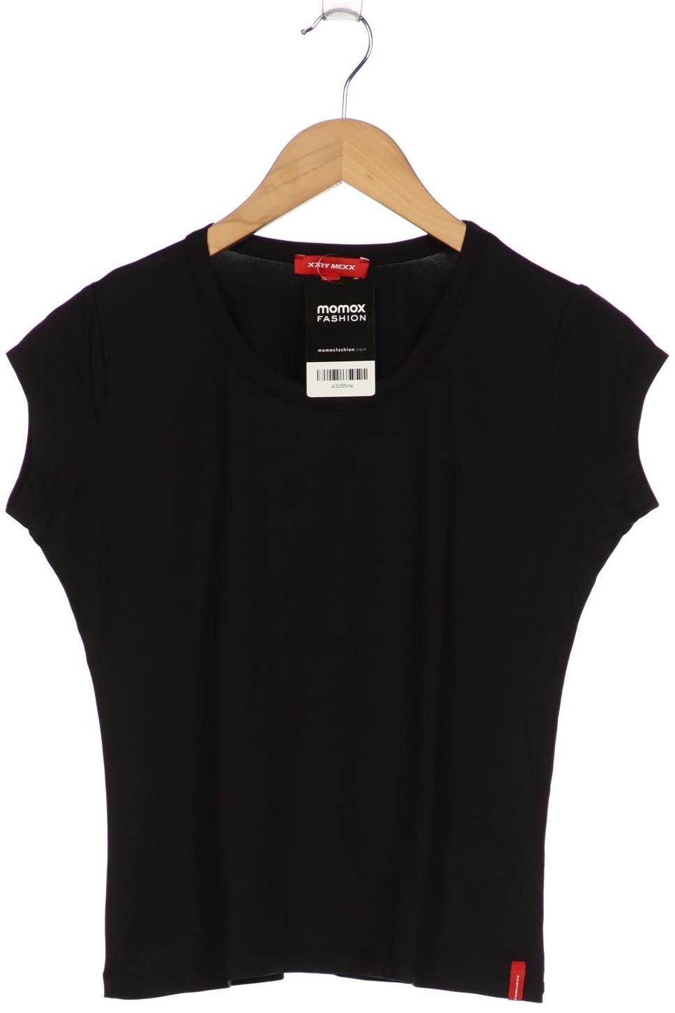 

Mexx Damen T-Shirt, schwarz, Gr. 44