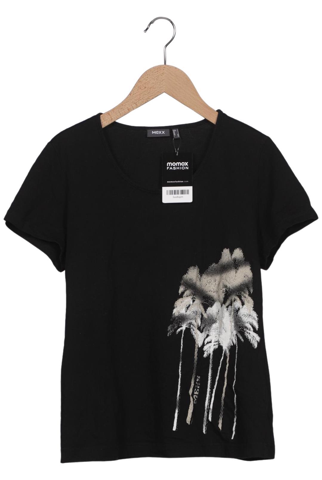 

Mexx Damen T-Shirt, schwarz, Gr. 42