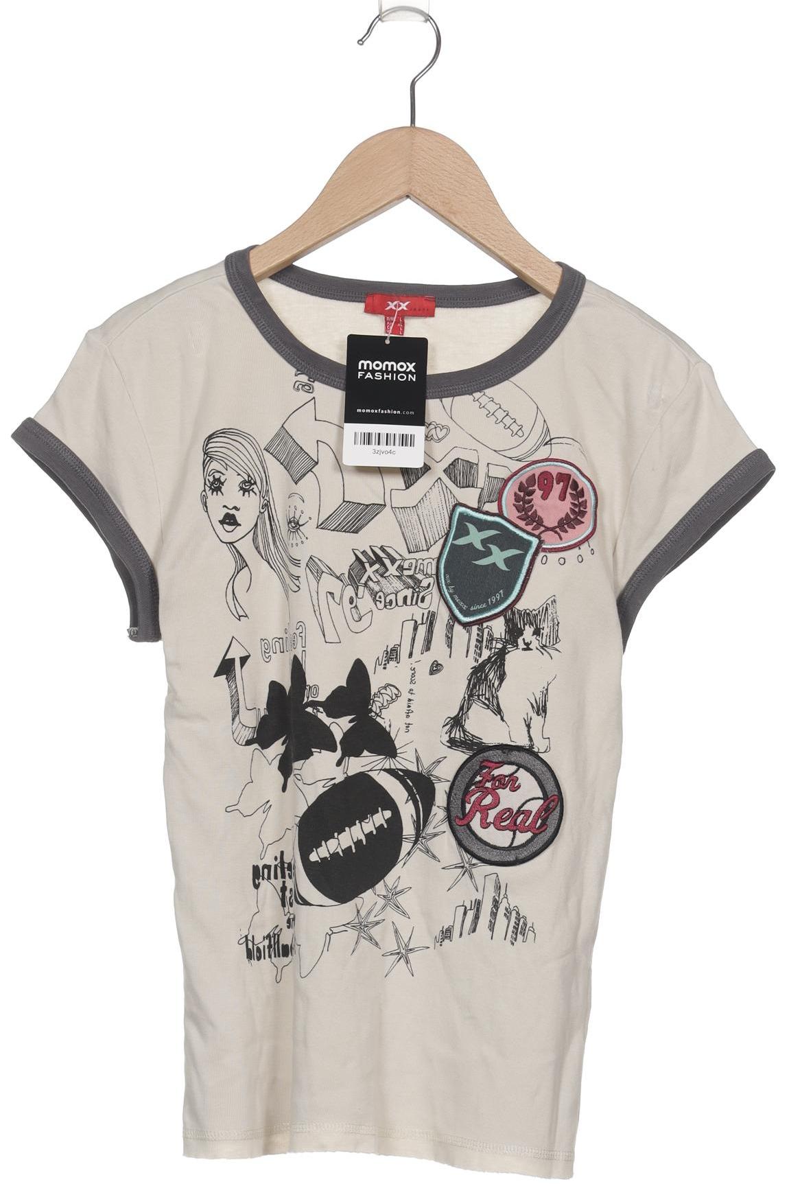 

Mexx Damen T-Shirt, beige, Gr. 42