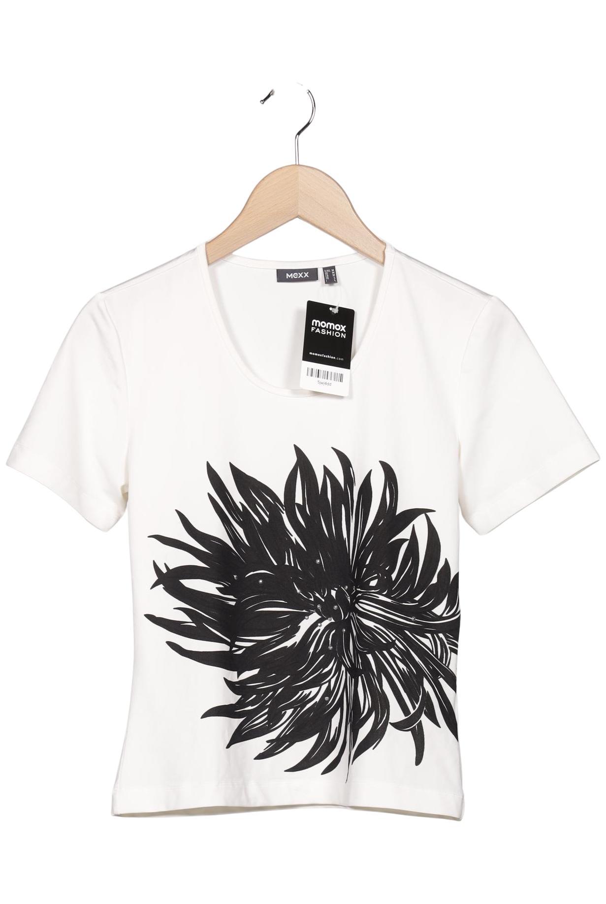 

Mexx Damen T-Shirt, weiß, Gr. 38