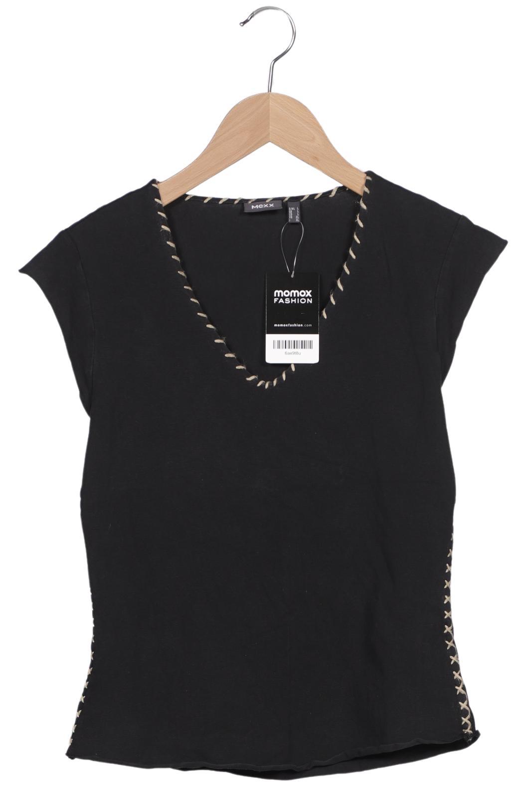 

Mexx Damen T-Shirt, schwarz, Gr. 42