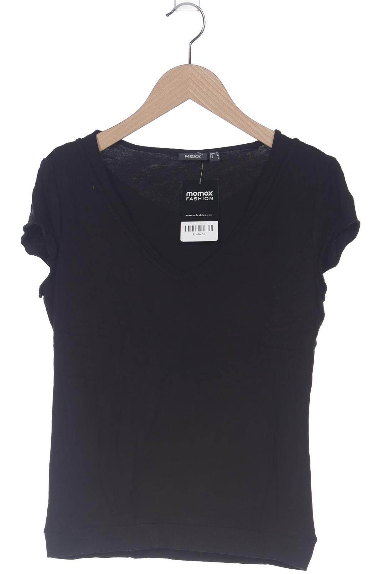 

Mexx Damen T-Shirt, schwarz, Gr. 38