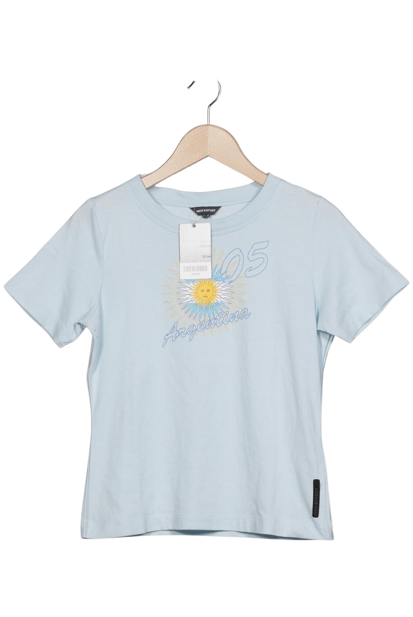 

Mexx Damen T-Shirt, hellblau, Gr. 42