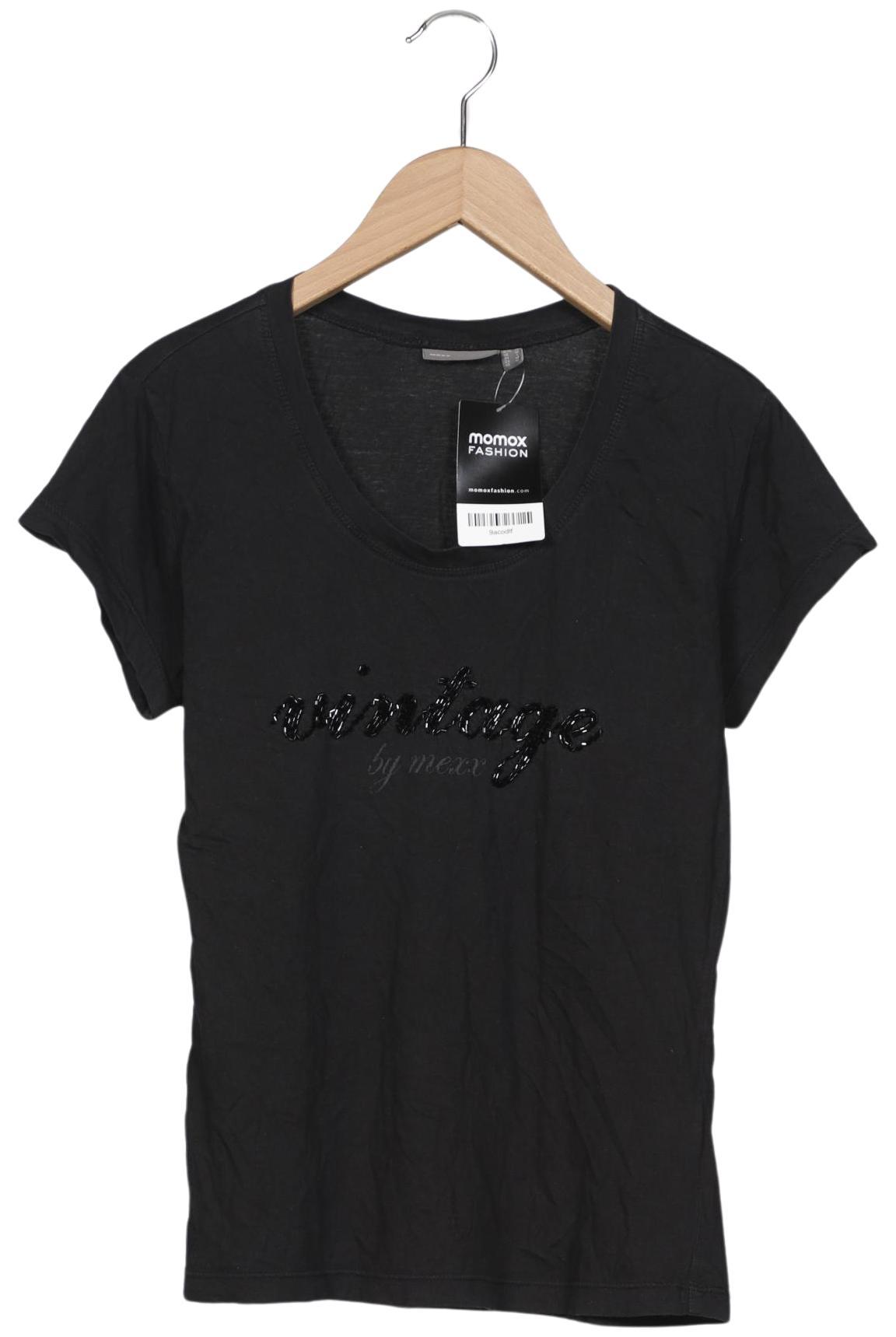 

Mexx Damen T-Shirt, schwarz, Gr. 38