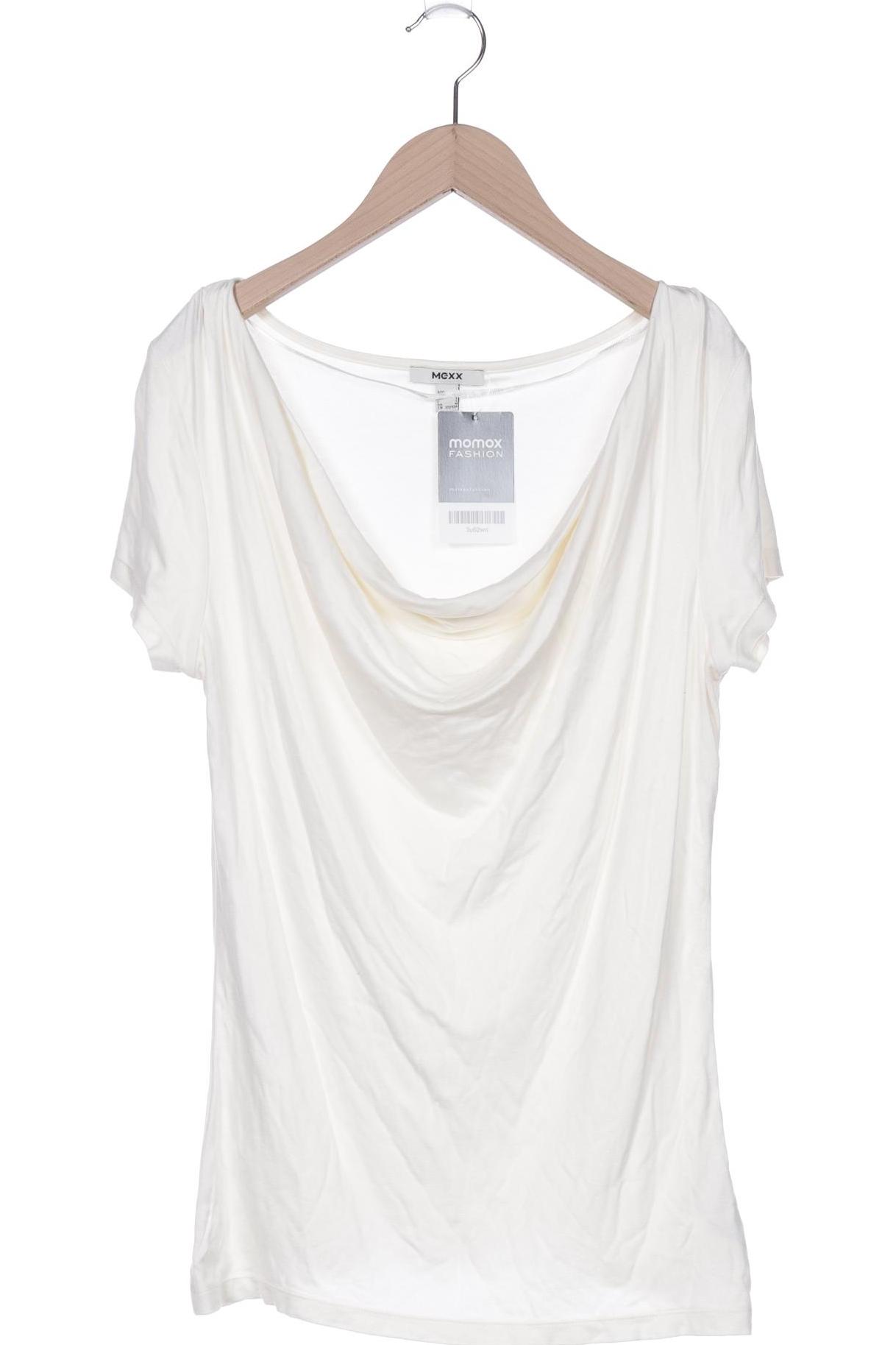 

Mexx Damen T-Shirt, cremeweiß, Gr. 38