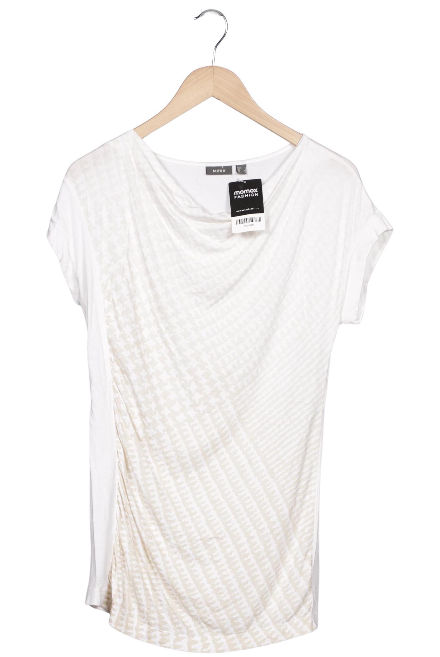

Mexx Damen T-Shirt, cremeweiß, Gr. 36