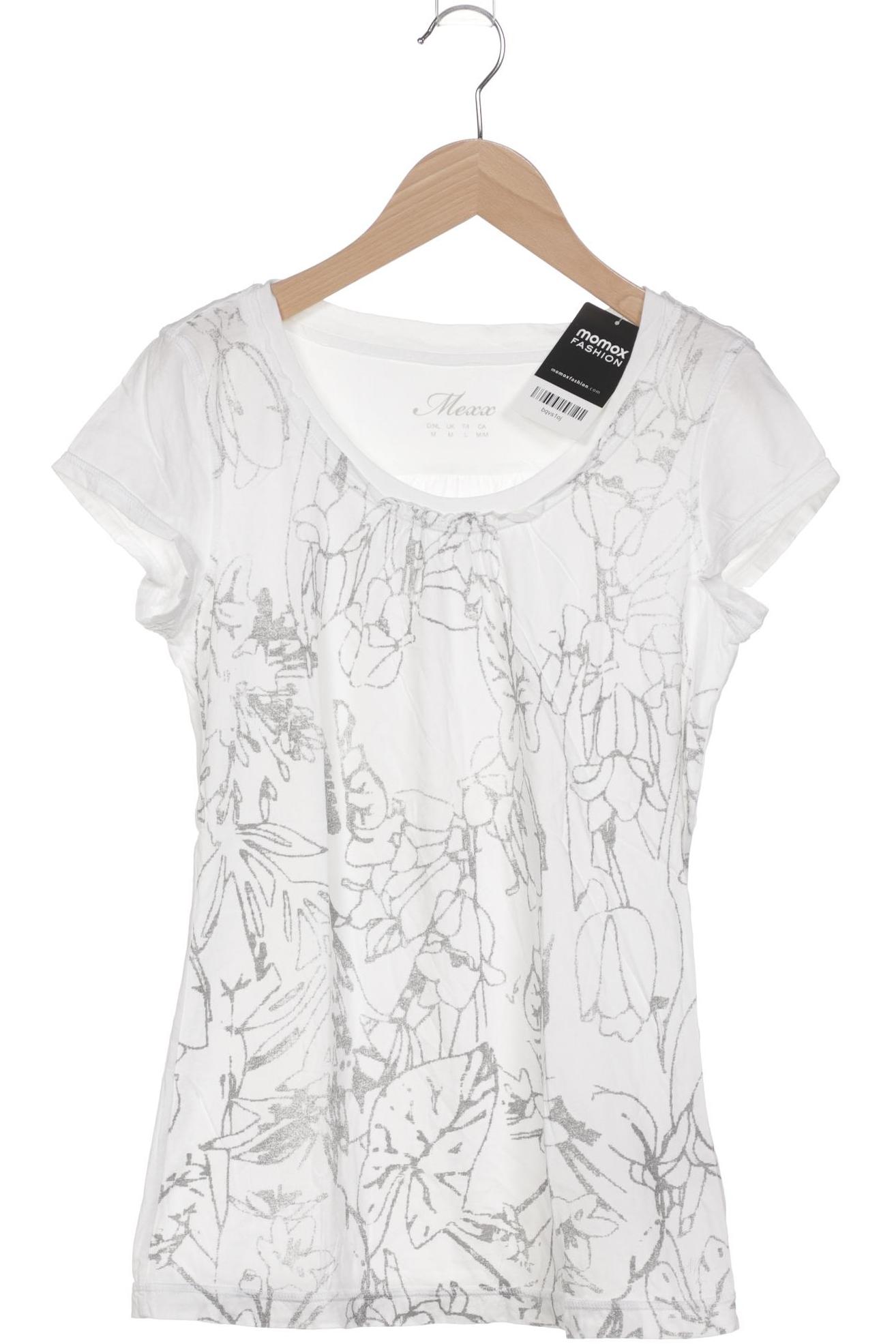 

Mexx Damen T-Shirt, weiß, Gr. 38