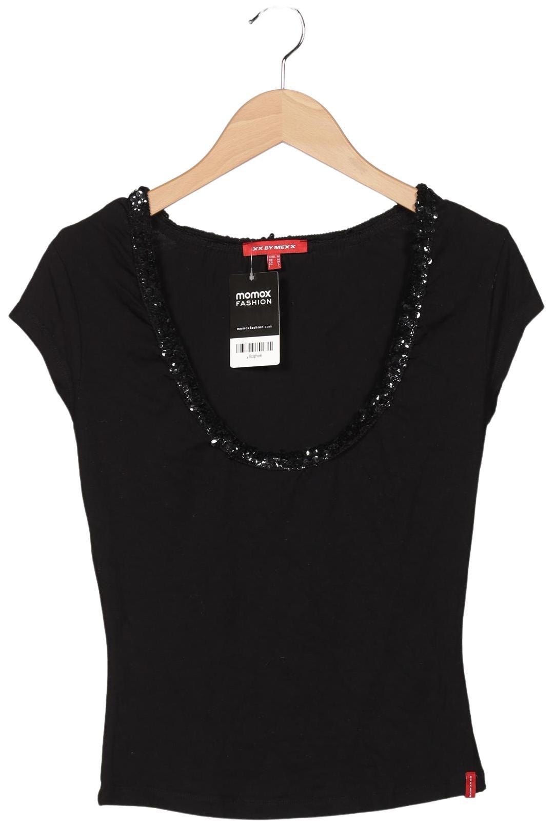 

Mexx Damen T-Shirt, schwarz, Gr. 38