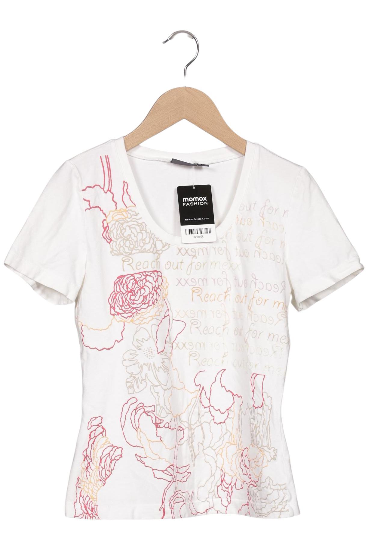 

Mexx Damen T-Shirt, weiß, Gr. 36