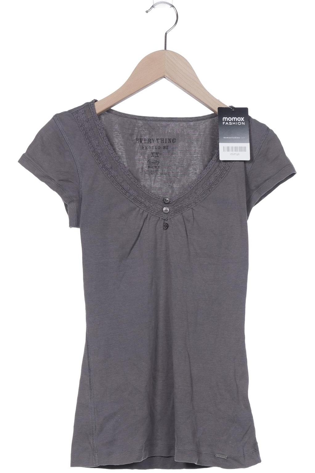 

Mexx Damen T-Shirt, grau, Gr. 34