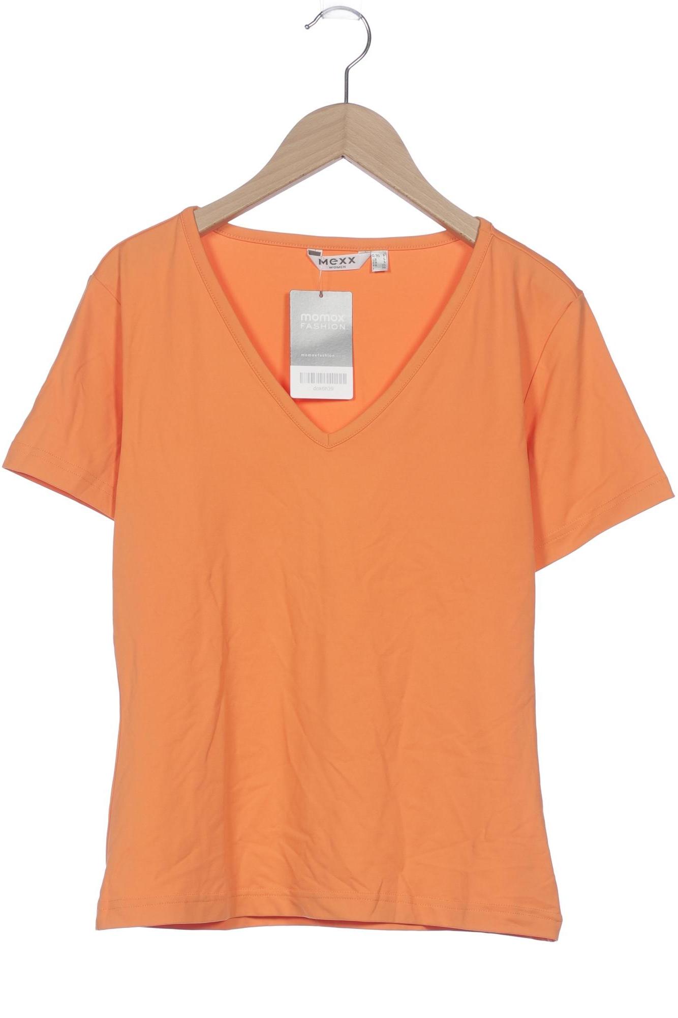 

Mexx Damen T-Shirt, orange, Gr. 42