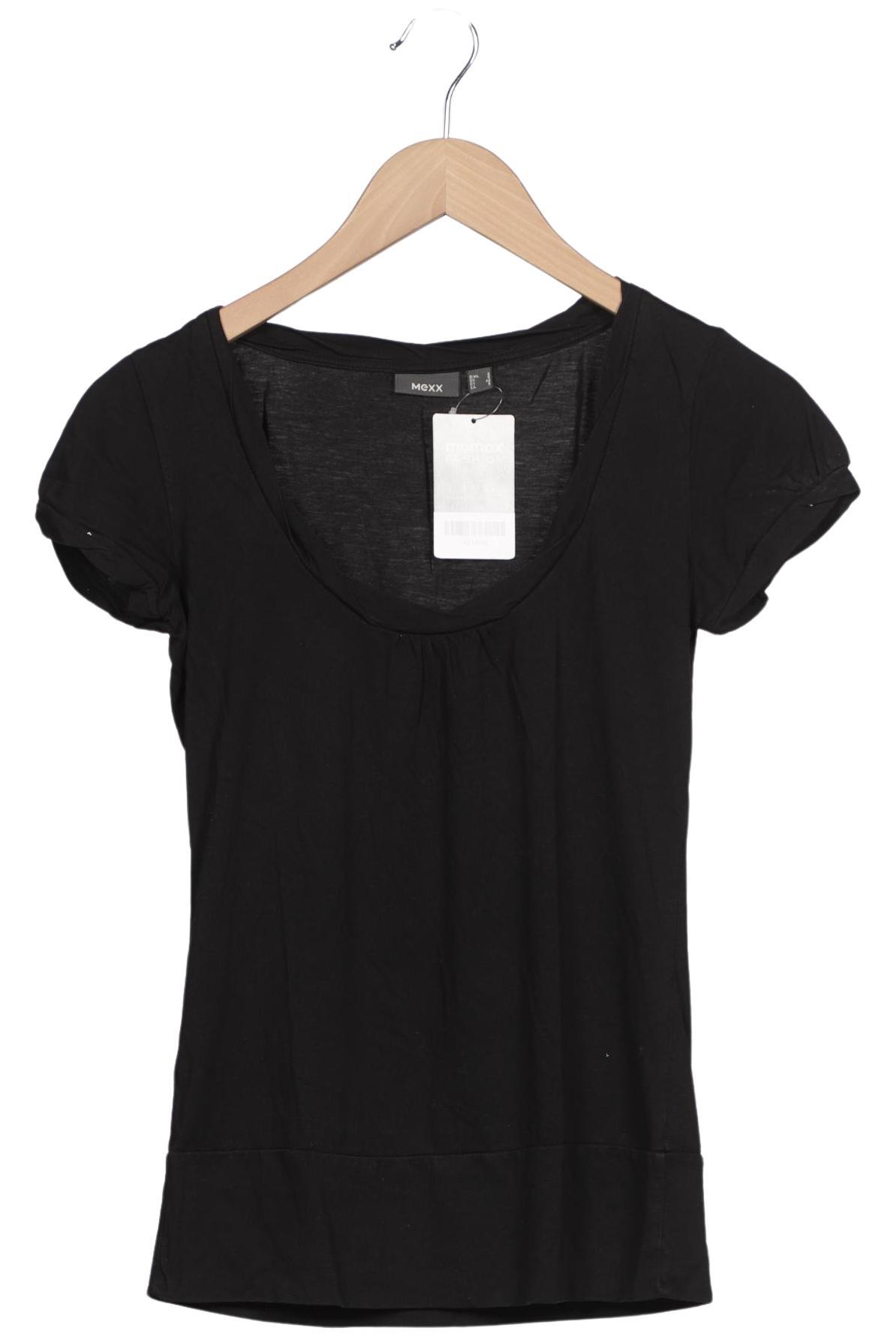 

Mexx Damen T-Shirt, schwarz, Gr. 36