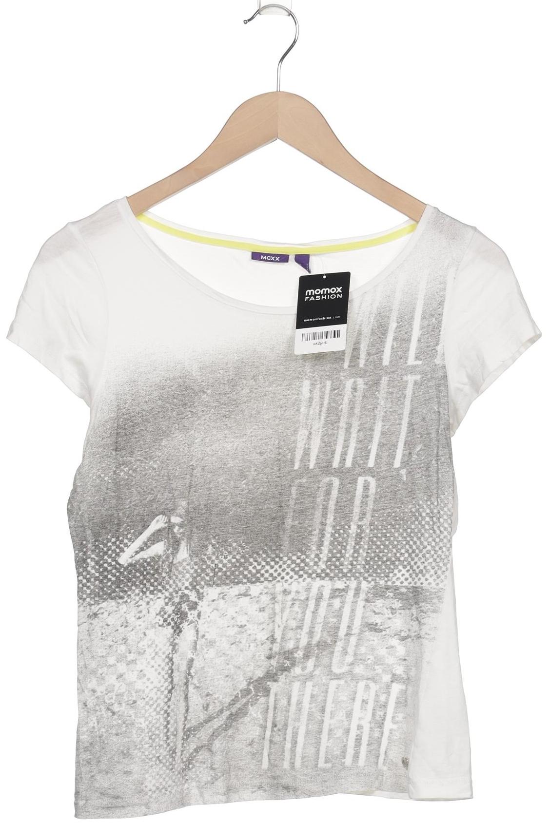 

Mexx Damen T-Shirt, weiß, Gr. 36