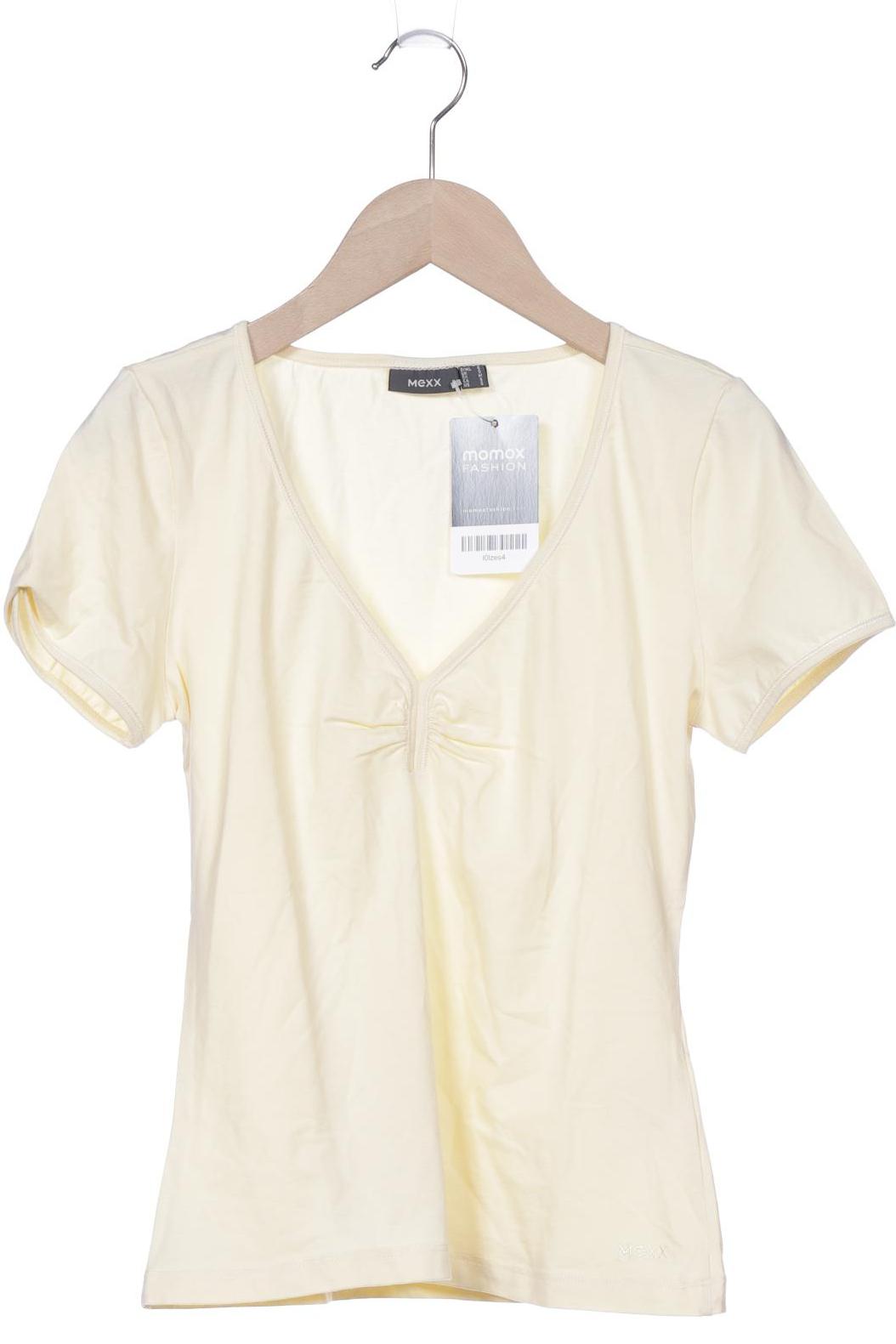 

Mexx Damen T-Shirt, cremeweiß, Gr. 36