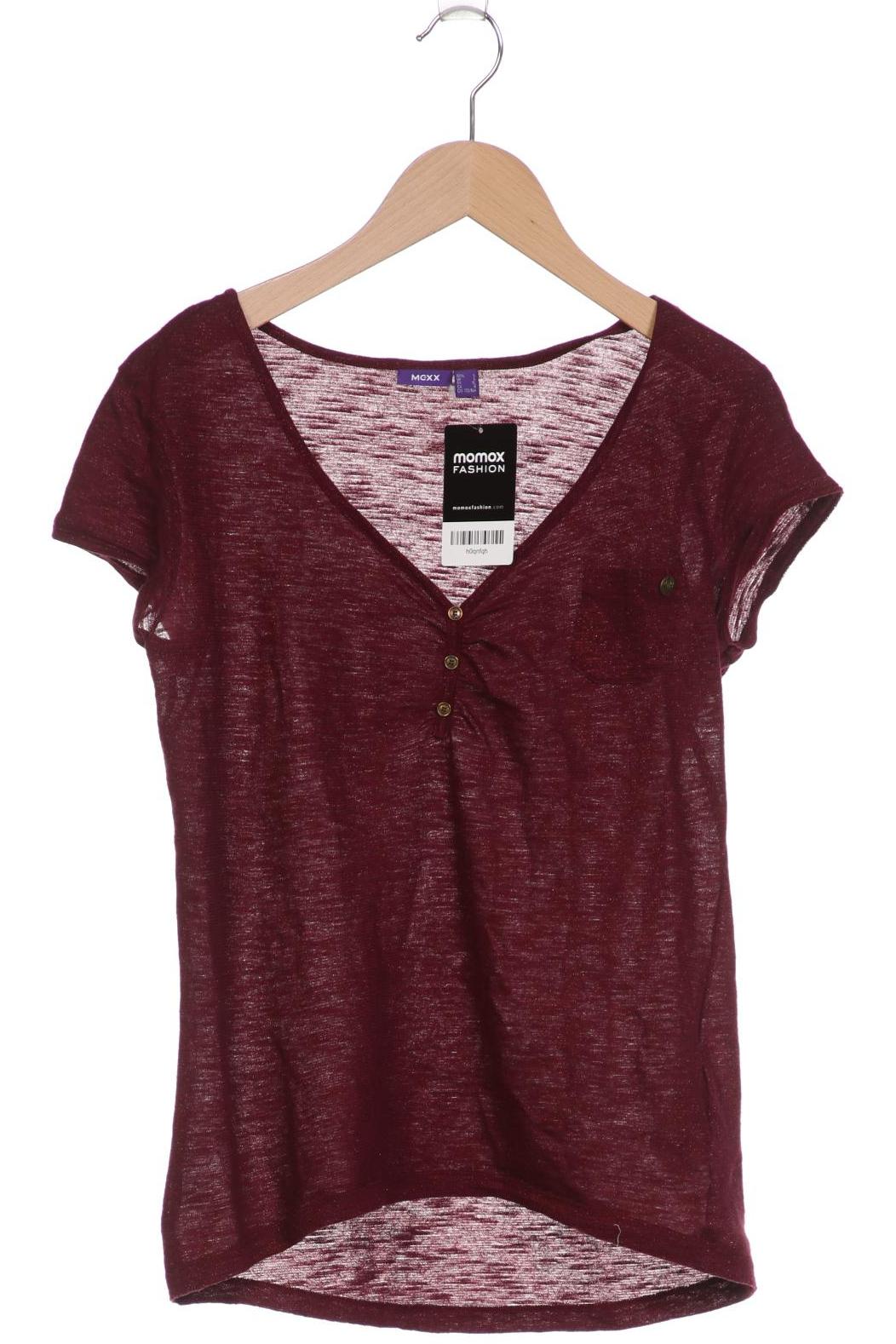 

Mexx Damen T-Shirt, bordeaux, Gr. 42