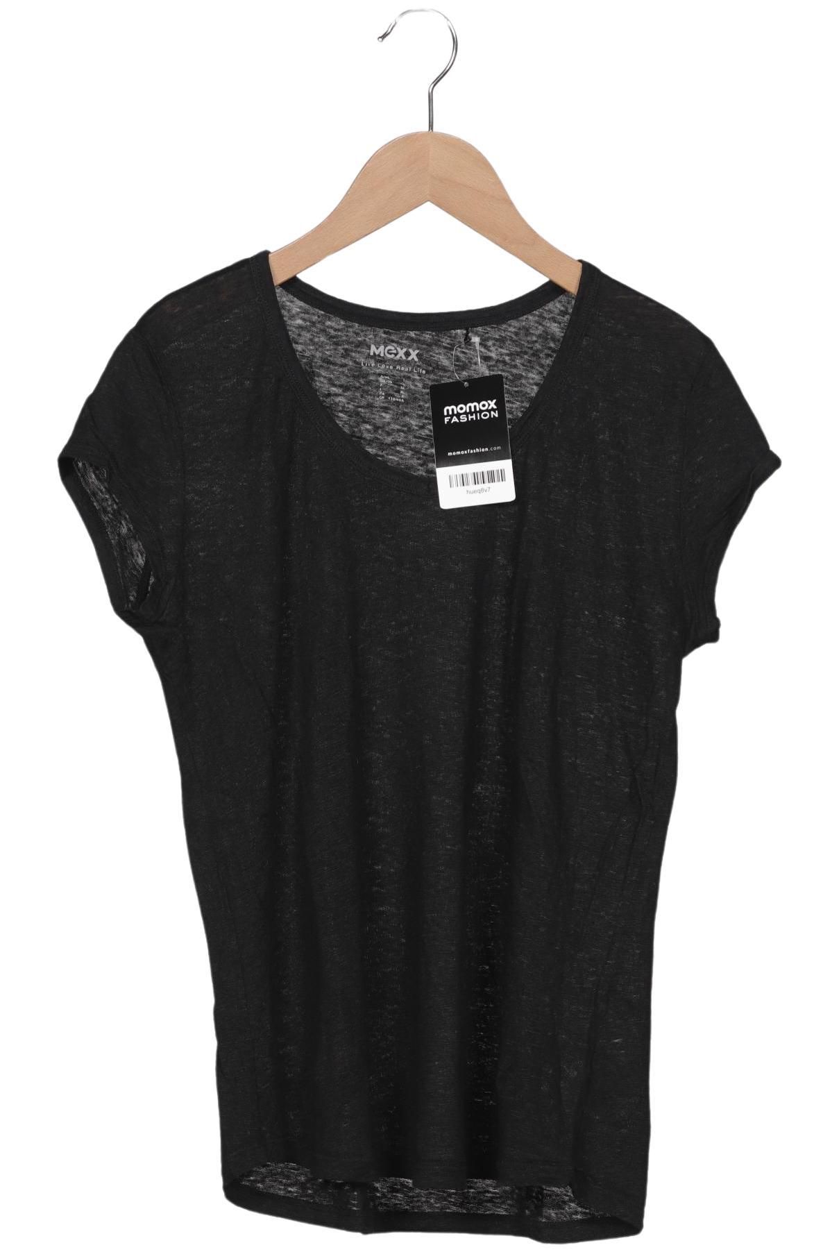 

Mexx Damen T-Shirt, schwarz, Gr. 42
