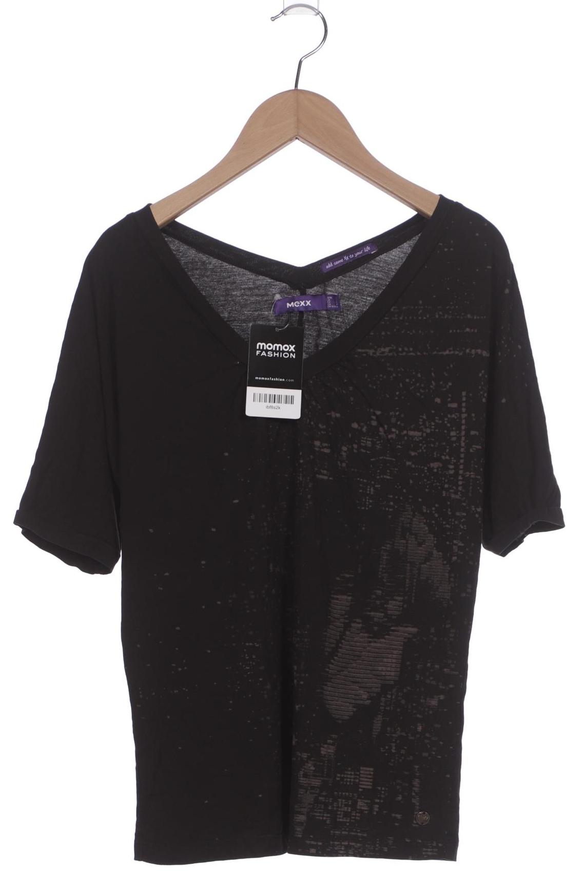 

Mexx Damen T-Shirt, schwarz, Gr. 36