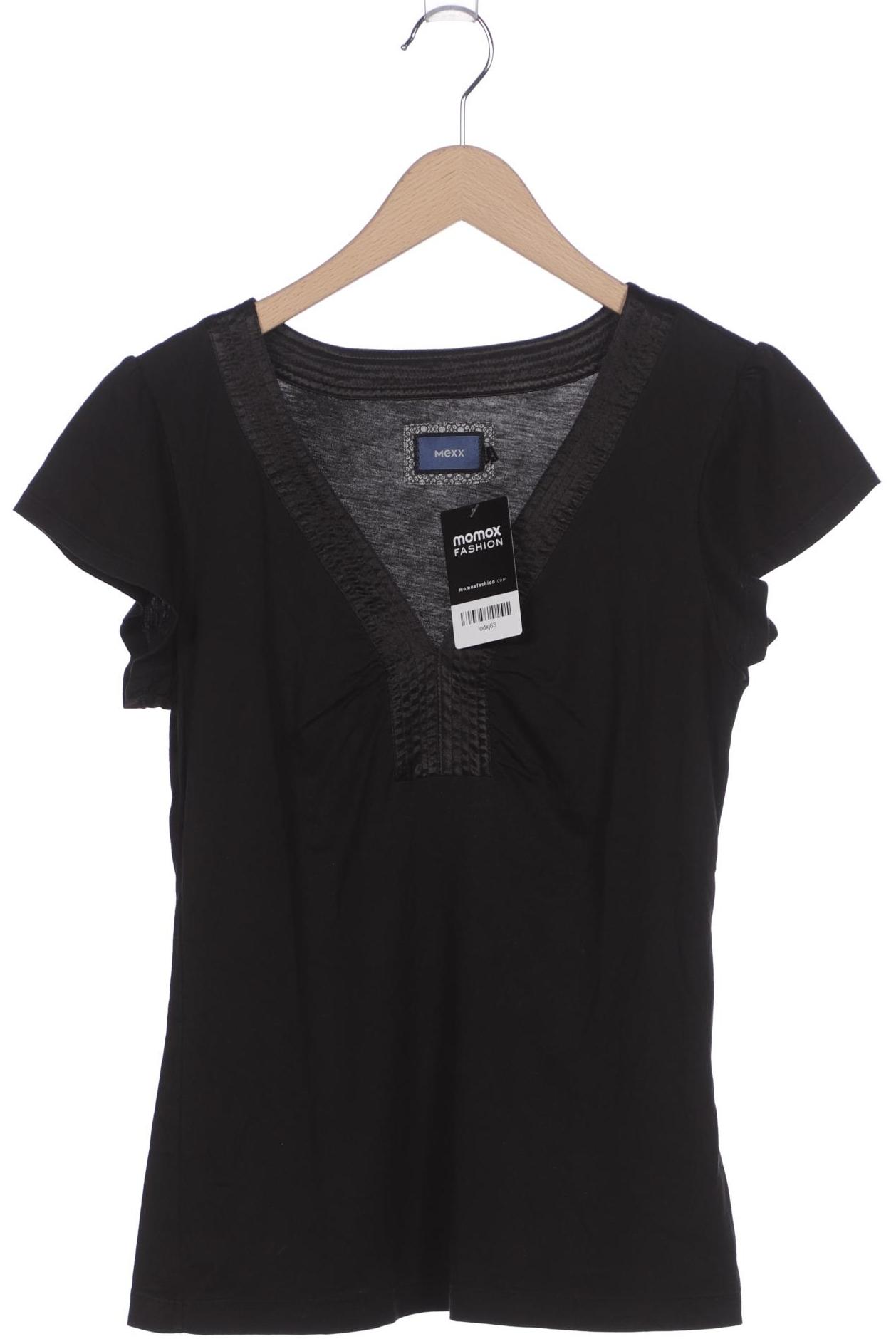 

Mexx Damen T-Shirt, schwarz, Gr. 42
