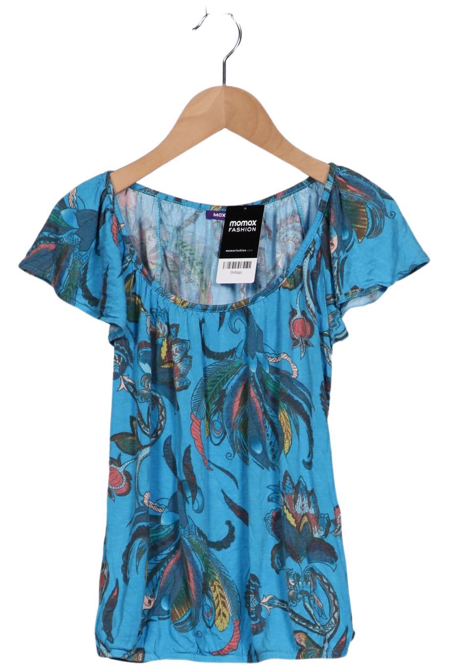 

Mexx Damen T-Shirt, blau, Gr. 34