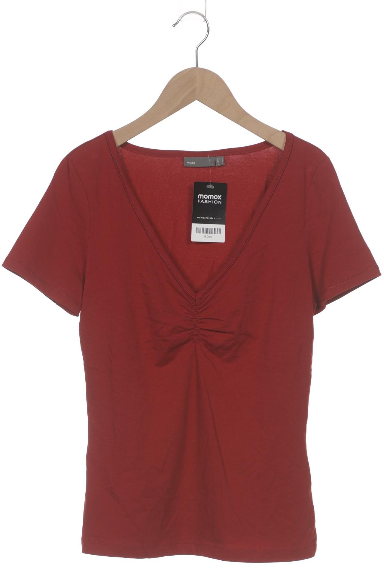 

Mexx Damen T-Shirt, bordeaux, Gr. 38