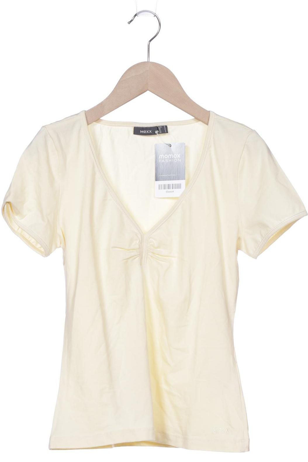 

Mexx Damen T-Shirt, cremeweiß, Gr. 36