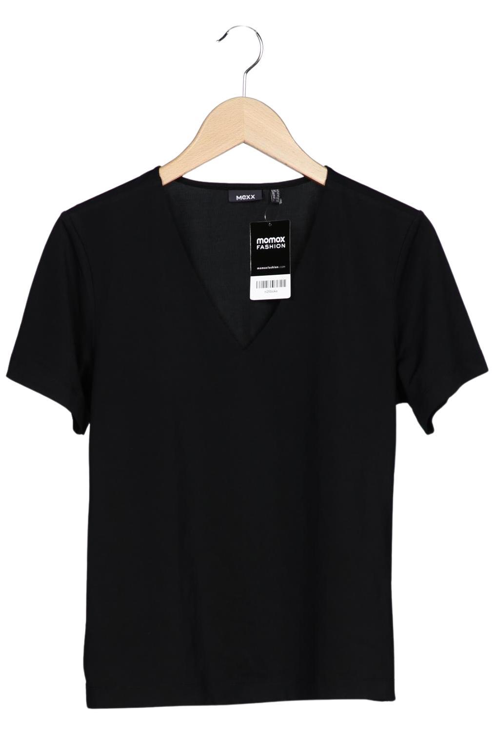 

Mexx Damen T-Shirt, schwarz, Gr. 44