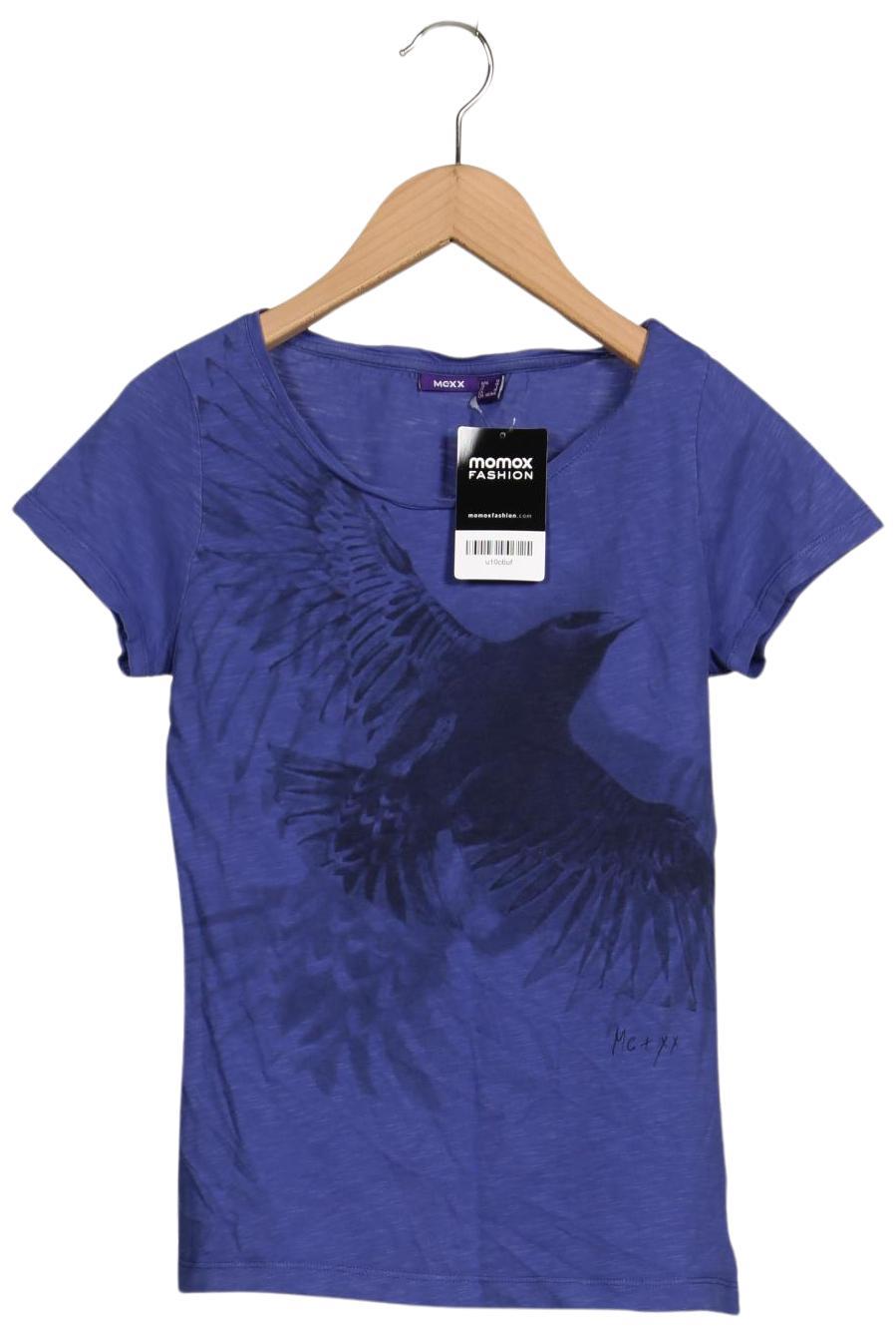 

Mexx Damen T-Shirt, blau, Gr. 34