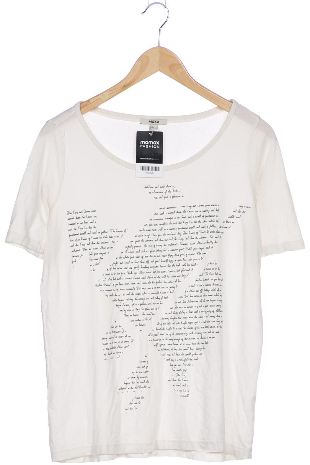 

Mexx Damen T-Shirt, cremeweiß, Gr. 42