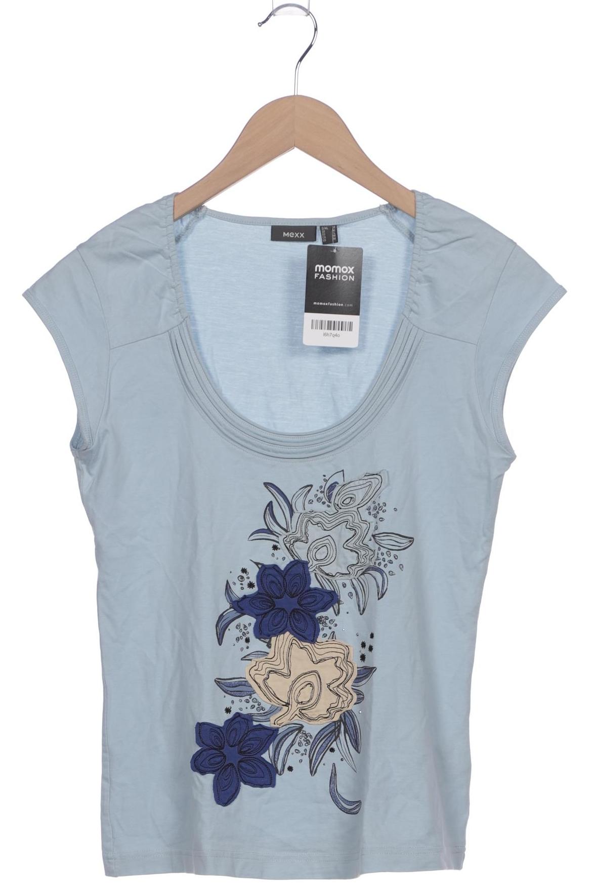 

Mexx Damen T-Shirt, hellblau, Gr. 38