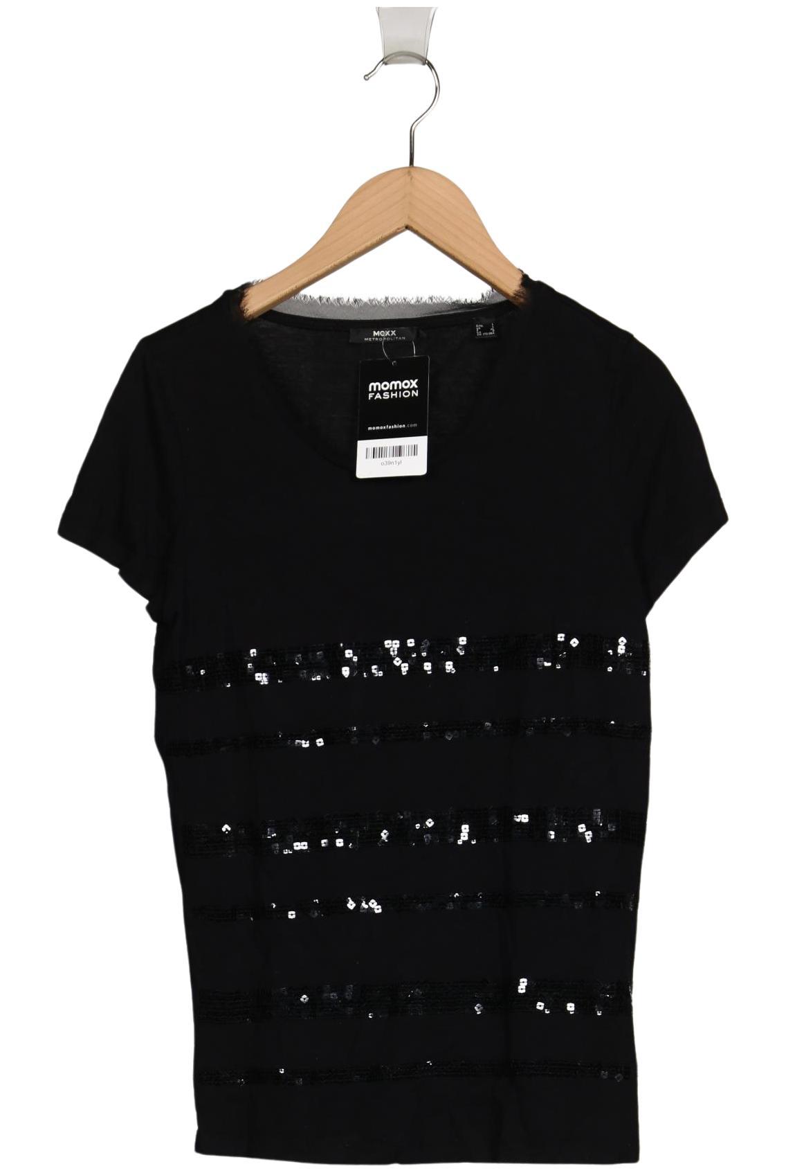 

Mexx Damen T-Shirt, schwarz, Gr. 42