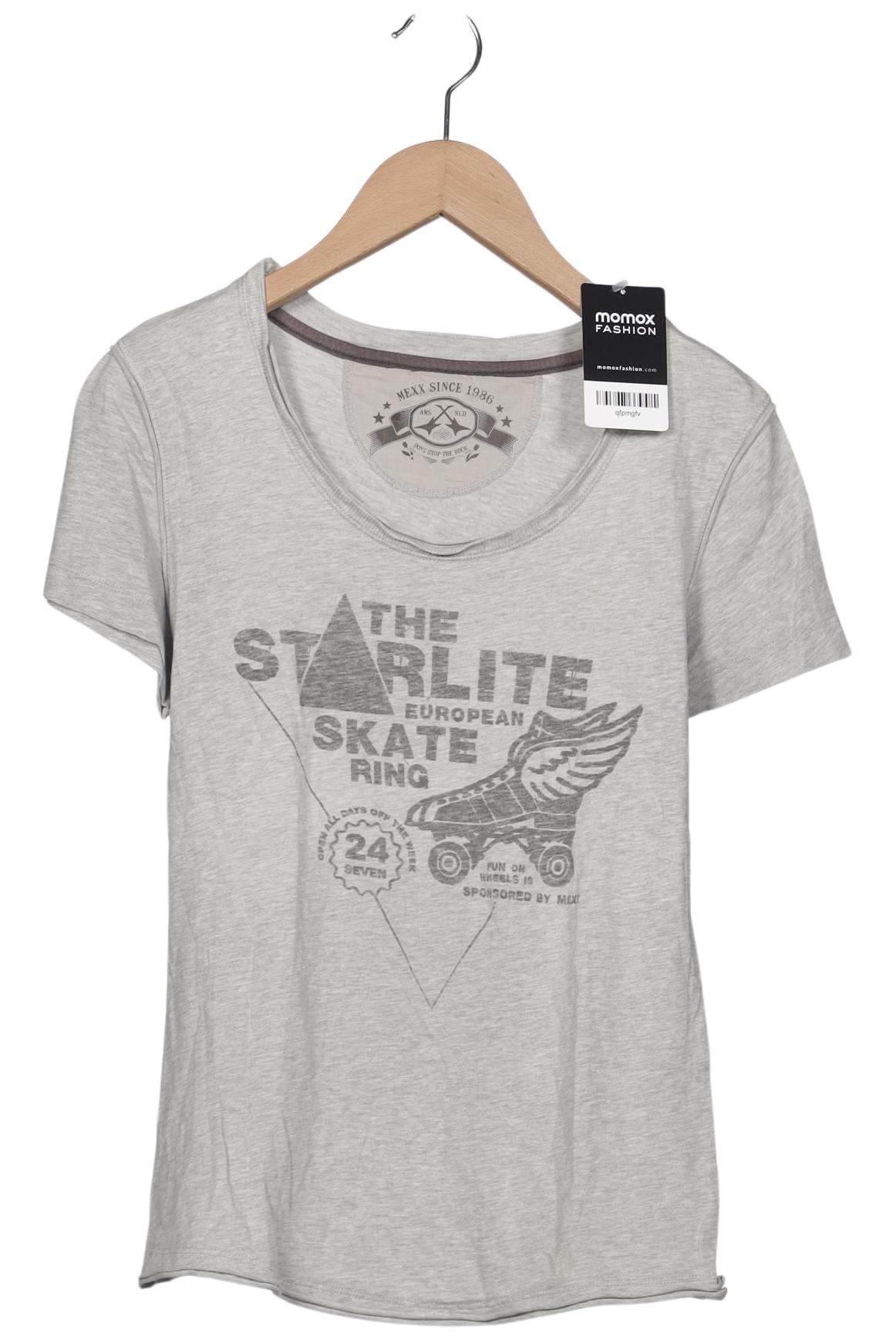 

Mexx Damen T-Shirt, grau, Gr. 36