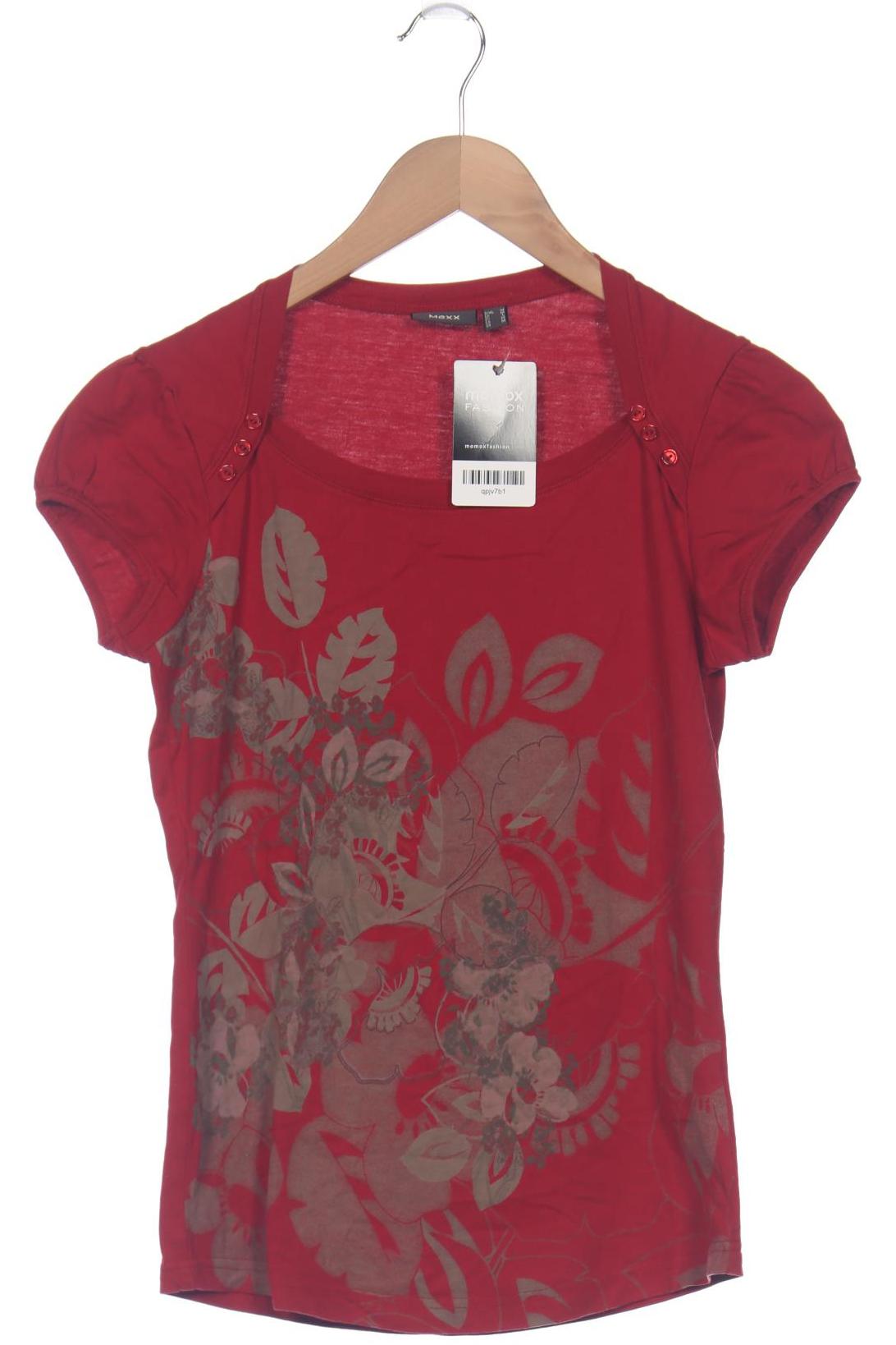 

Mexx Damen T-Shirt, rot, Gr. 38