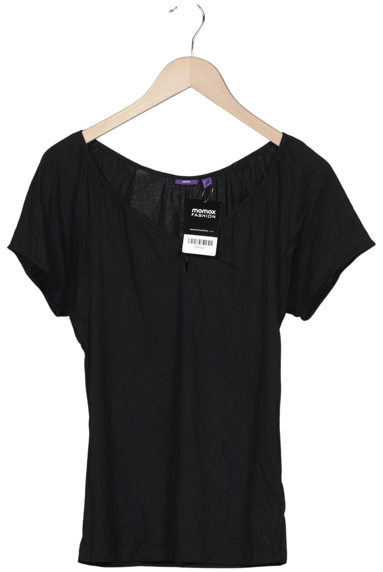 

Mexx Damen T-Shirt, schwarz, Gr. 36