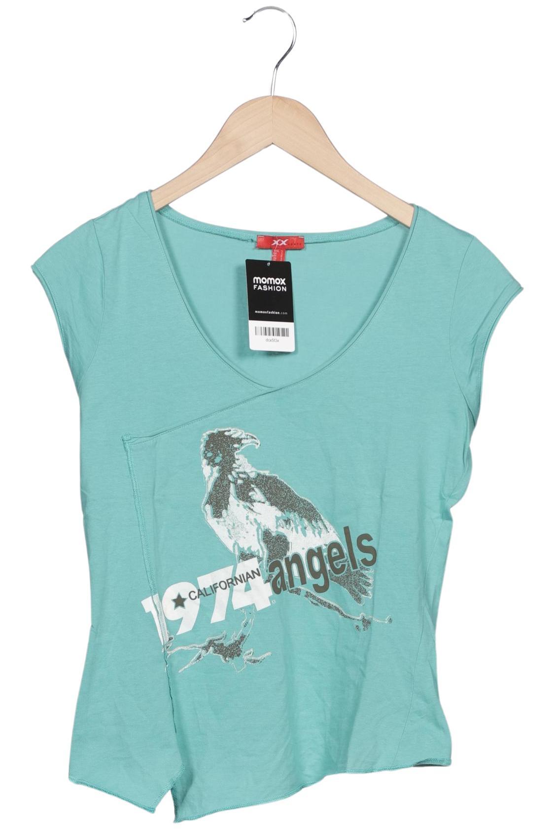 

Mexx Damen T-Shirt, türkis, Gr. 36