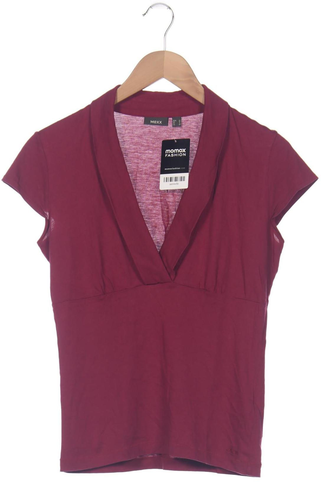 

Mexx Damen T-Shirt, bordeaux, Gr. 38