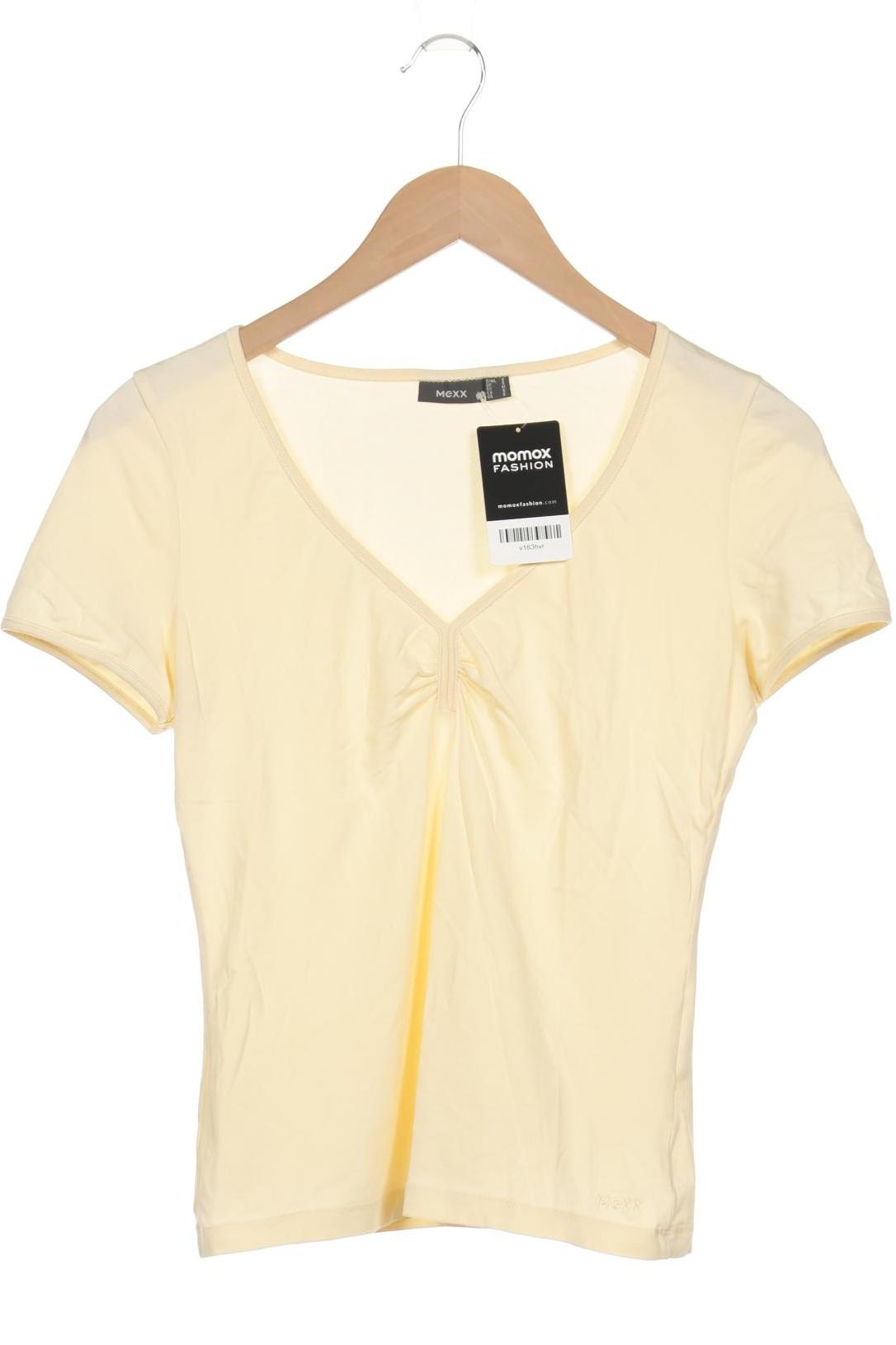 

Mexx Damen T-Shirt, cremeweiß, Gr. 36