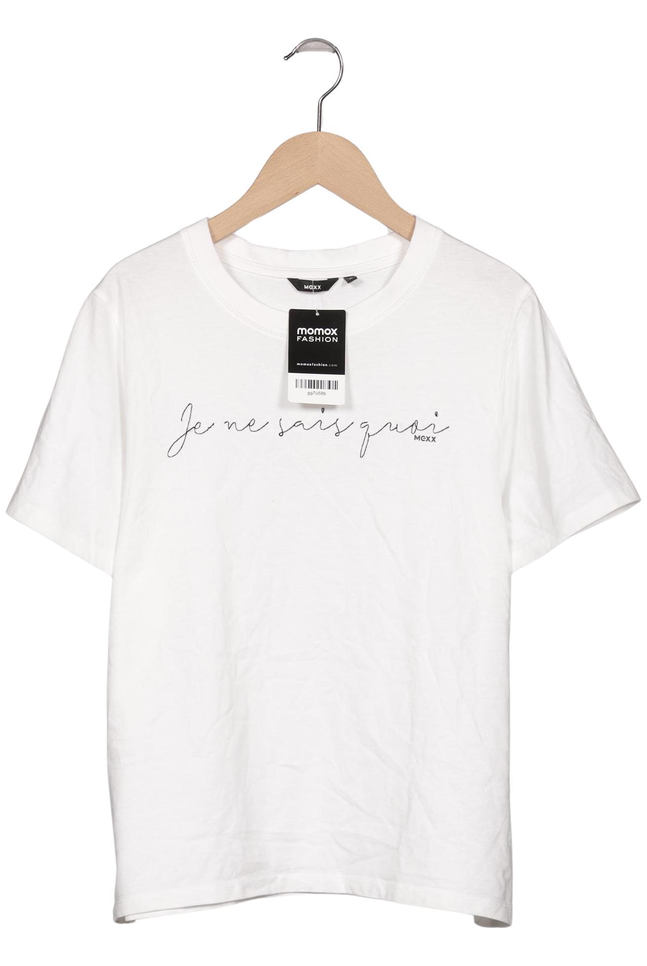 

Mexx Damen T-Shirt, weiß, Gr. 38