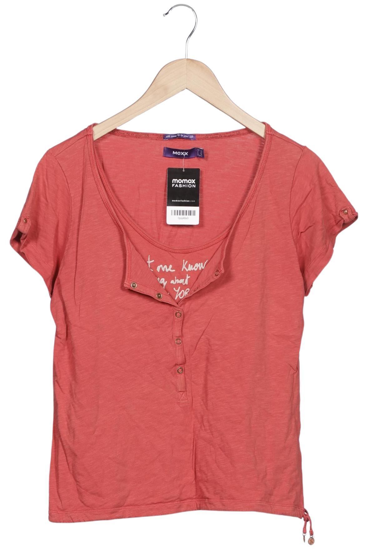 

Mexx Damen T-Shirt, bordeaux, Gr. 46