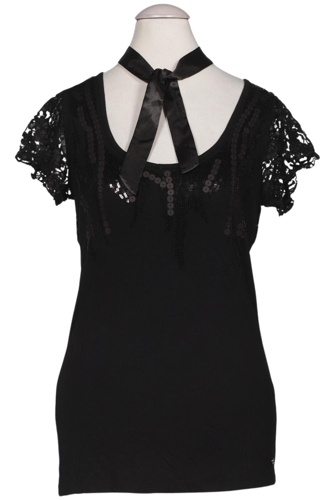 

Mexx Damen T-Shirt, schwarz, Gr. 36